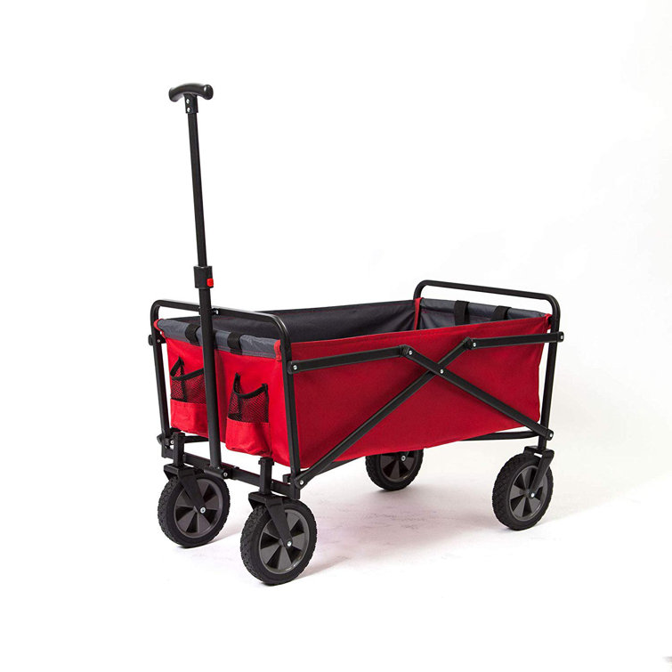 Seina 150lb Capacity Collapsible Steel Outdoor Utility Garden Cart